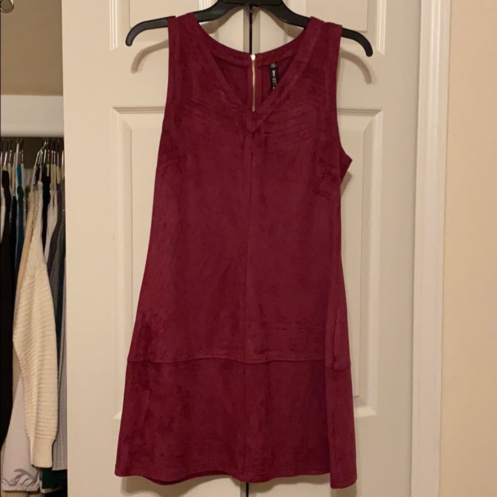 suede dress
